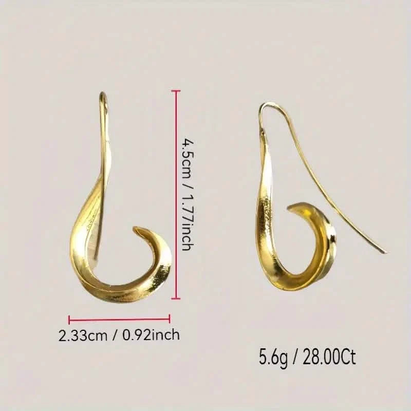 925 Sterling Silver Antique-Finish Hook Earrings