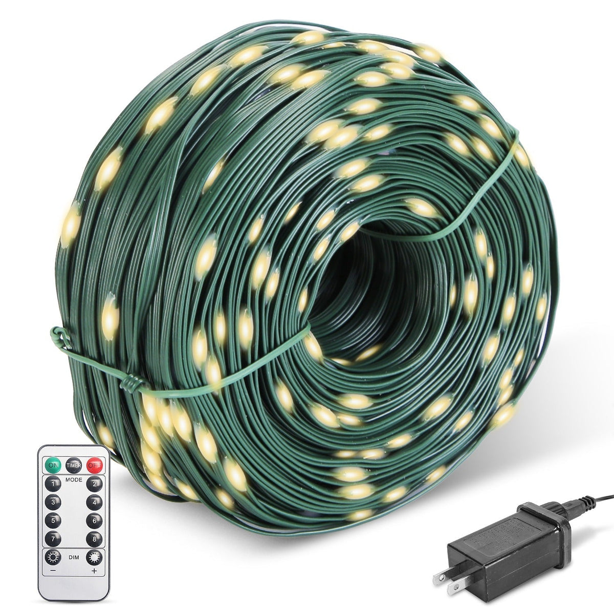 330-Foot Outdoor Christmas String Lights – 1000 LEDs