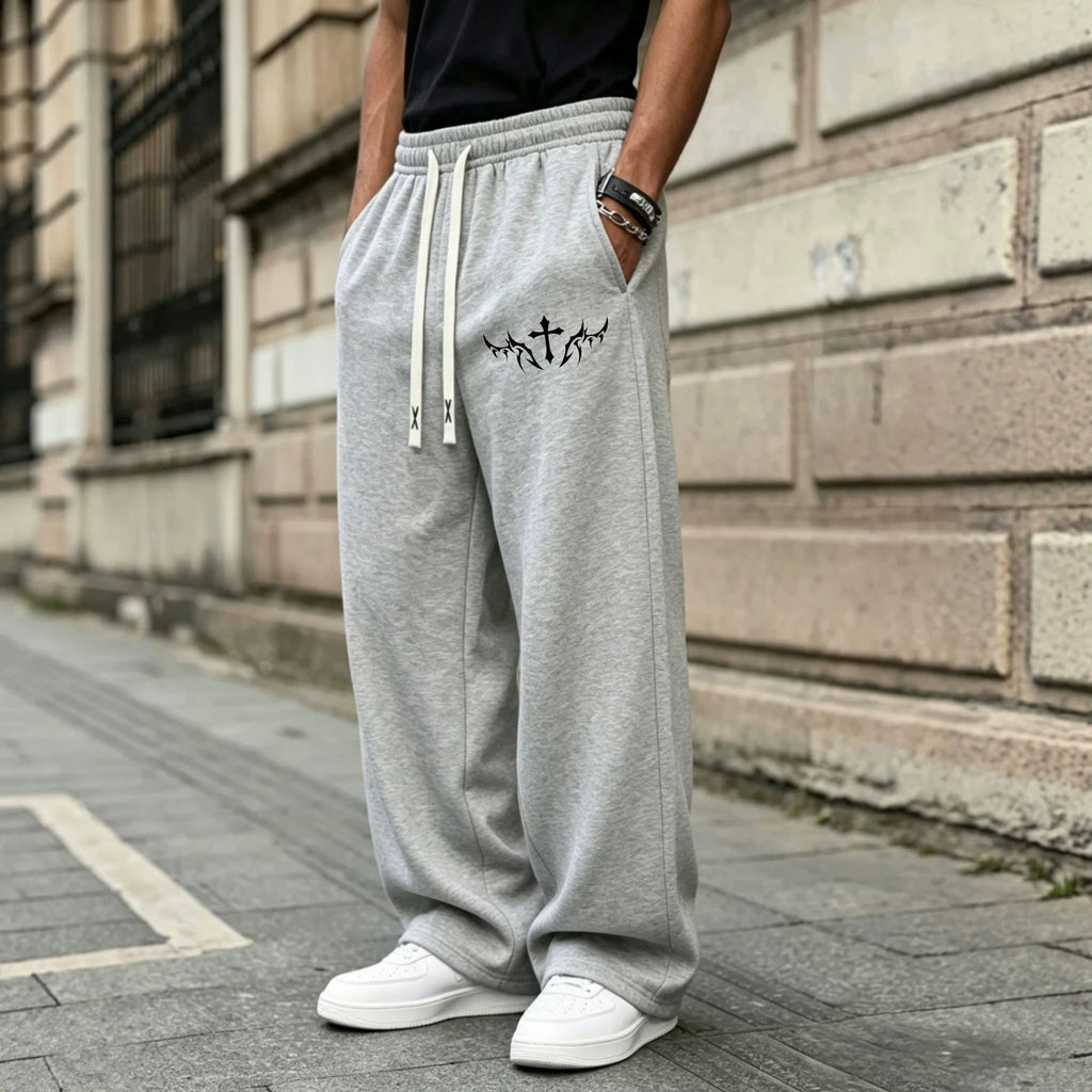 Women's Plus Size Lightweight Straight-Leg Sweatpants