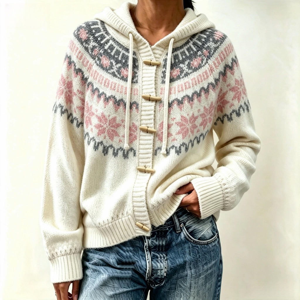 Oversized Button-Front Sweater