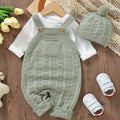 DOVFANNY Baby Sleeveless Knit Jumpsuit Outfit