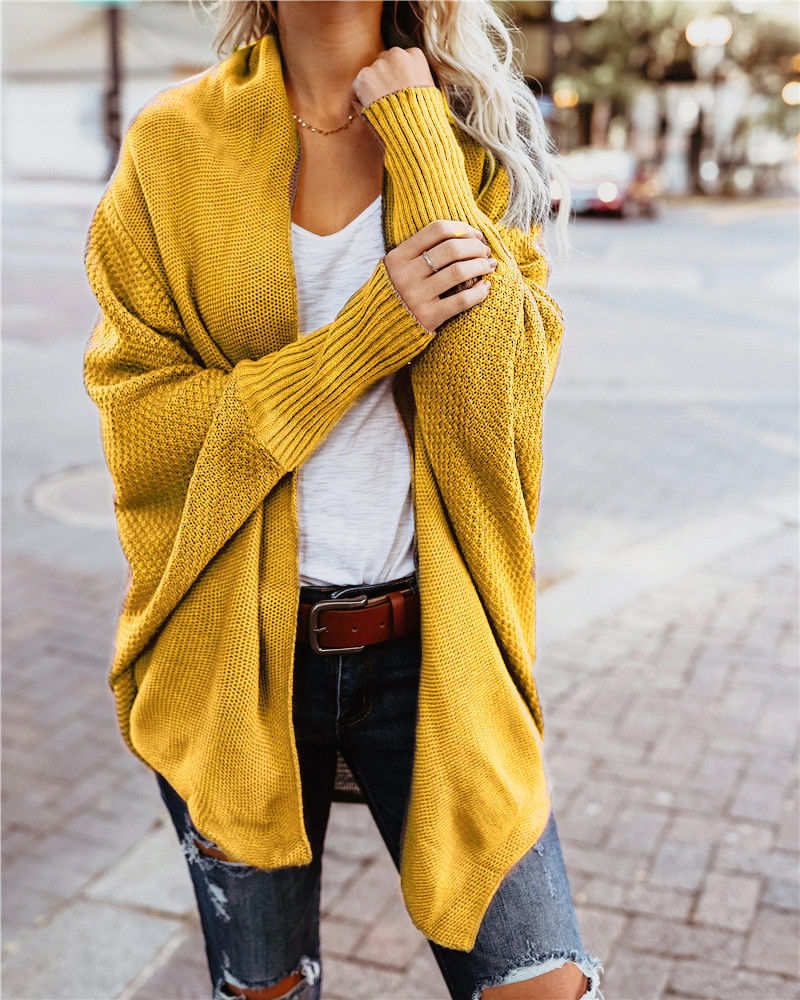 Women's Oversized Knit Cardigan Coat