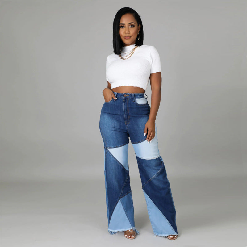 Women's Plus Size Wide-Leg Jeans