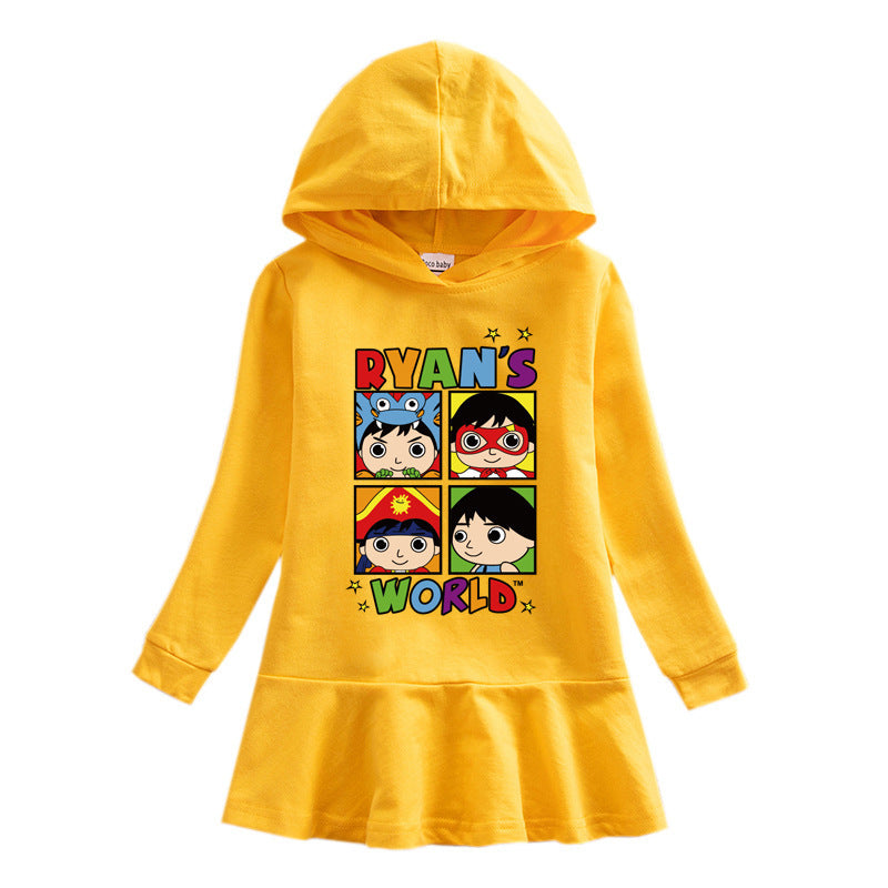 Girls’ Ryan Toys Review Hooded Dress