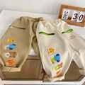 Kids’ Cartoon Embroidered Casual Pants