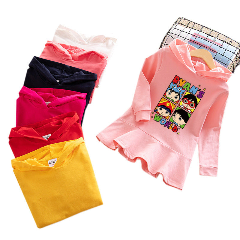 Girls’ Ryan Toys Review Hooded Dress