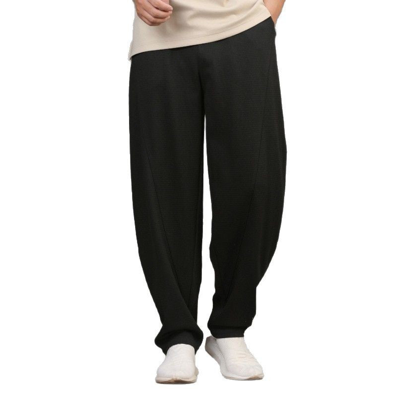 Women's Plus Size Wide-Leg Waffle-Knit Pants