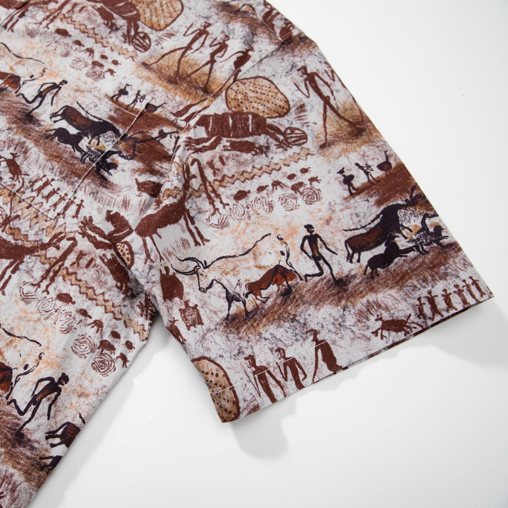 Men's Dawn of Artistry Cotton Hawaiian Shirt