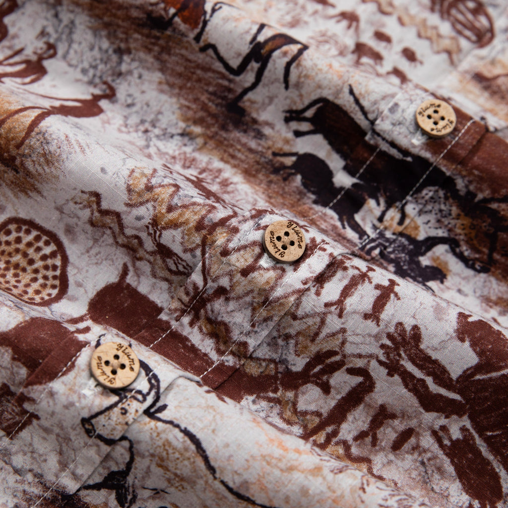 Men's Dawn of Artistry Cotton Hawaiian Shirt