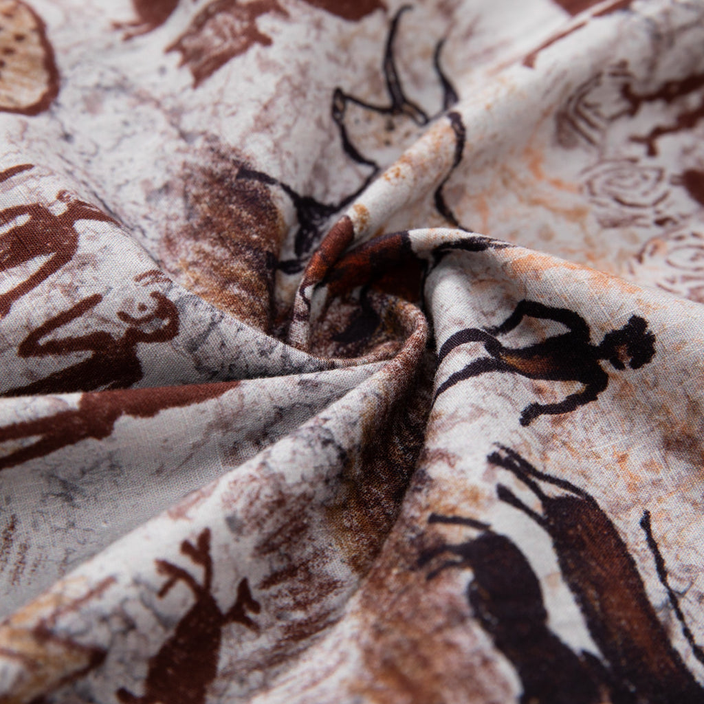 Men's Dawn of Artistry Cotton Hawaiian Shirt