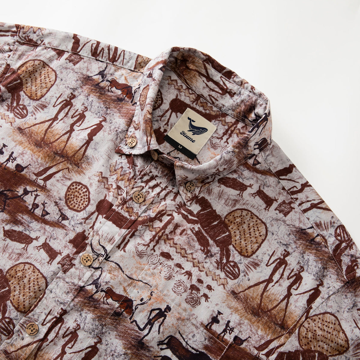 Men's Dawn of Artistry Cotton Hawaiian Shirt