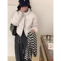 Women's Plus Size Cropped Puffer Jacket