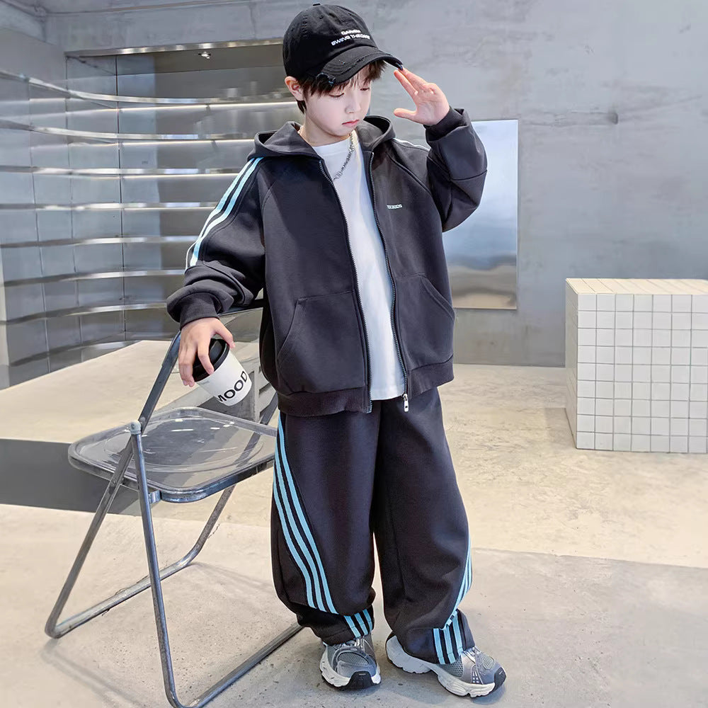 Boys’ Sporty Jacket Outfit Set