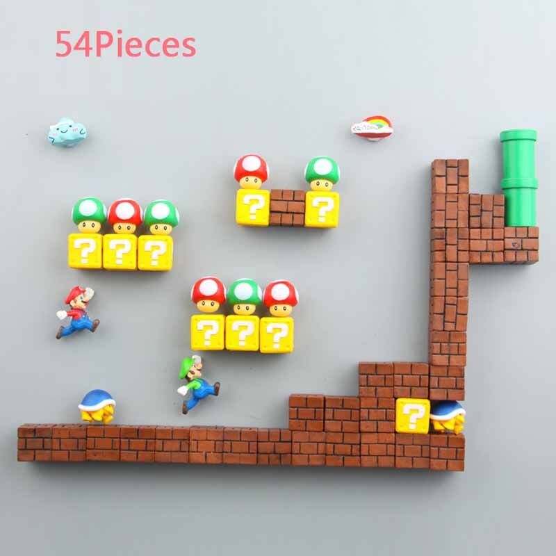 Super Mario Resin Fridge Magnets