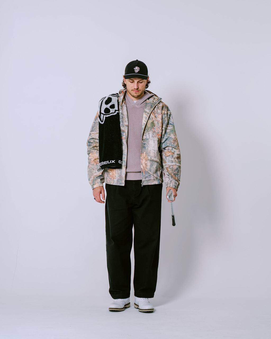Men's Camo Anorak Jacket