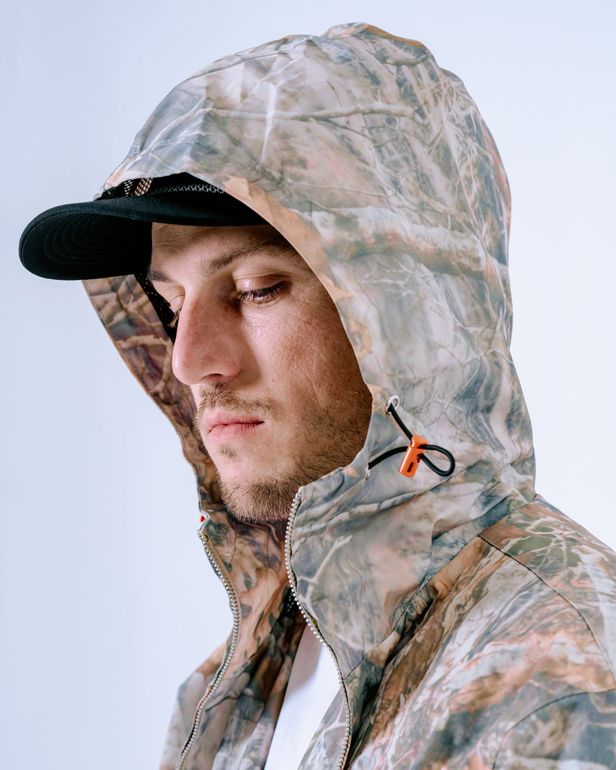 Men's Camo Anorak Jacket