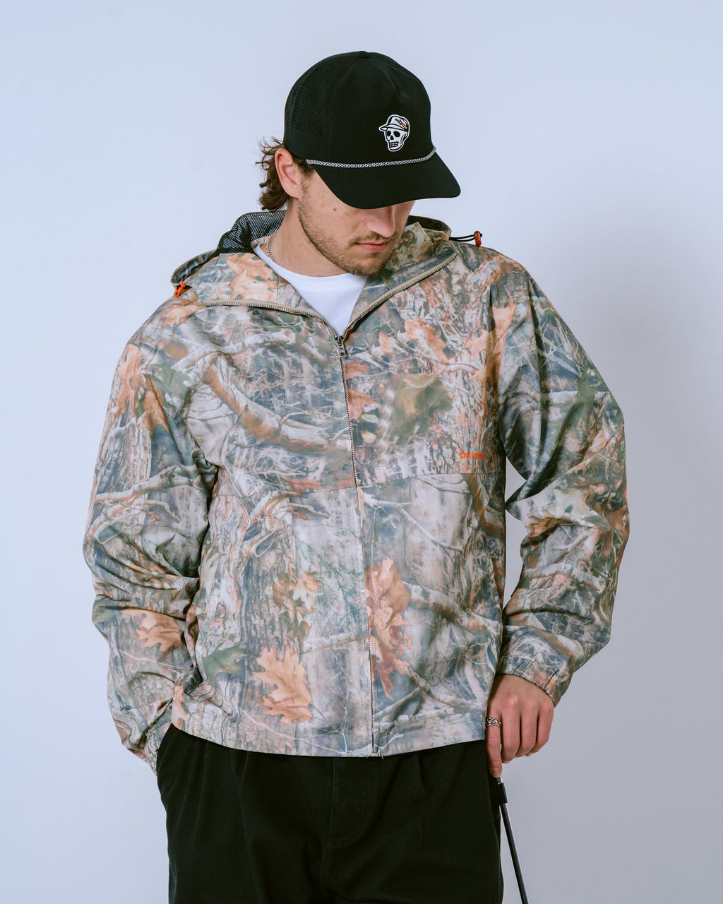 Men's Camo Anorak Jacket