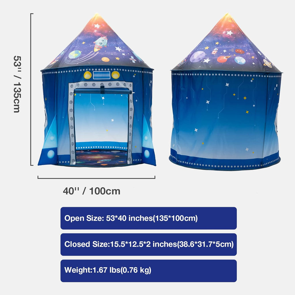 Rocket Ship Play Tent, Ages 2+