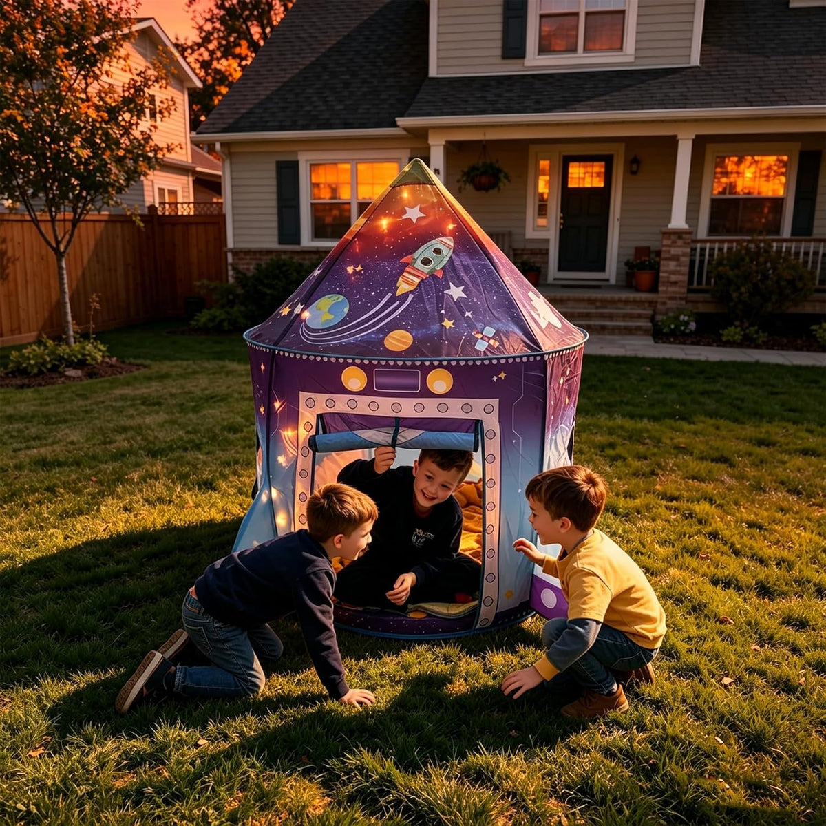 Rocket Ship Play Tent, Ages 2+