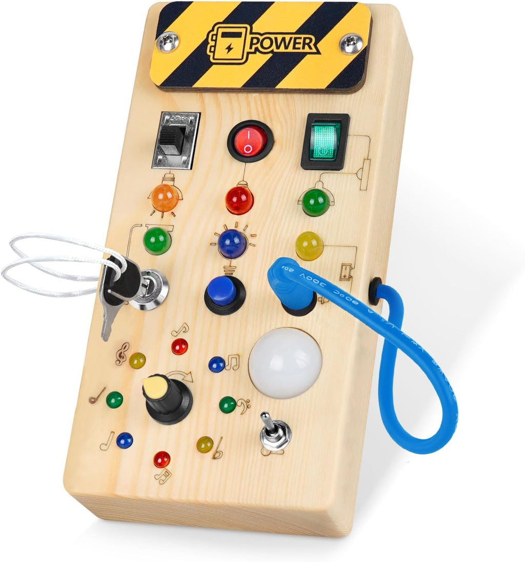 Little Explorer LED Montessori Busy Board for Toddlers