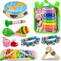Little Music Makers Wooden Orchestra Instrument Set, 12 Pieces