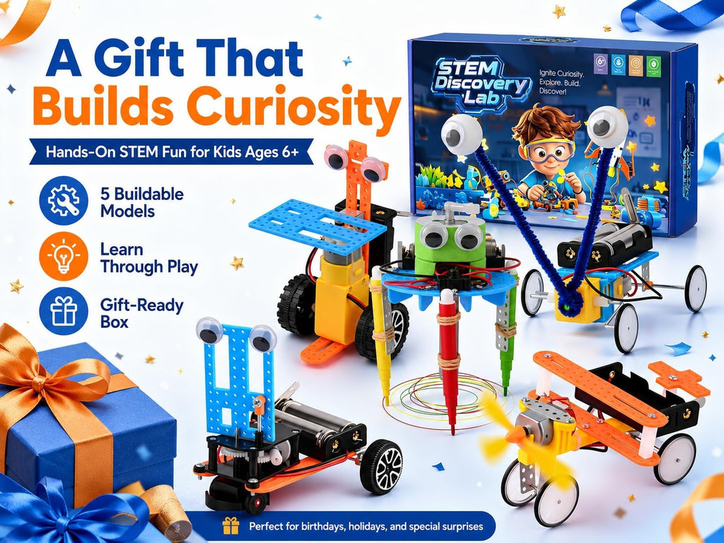 Young Inventor Robot Lab – 5 STEM Robots