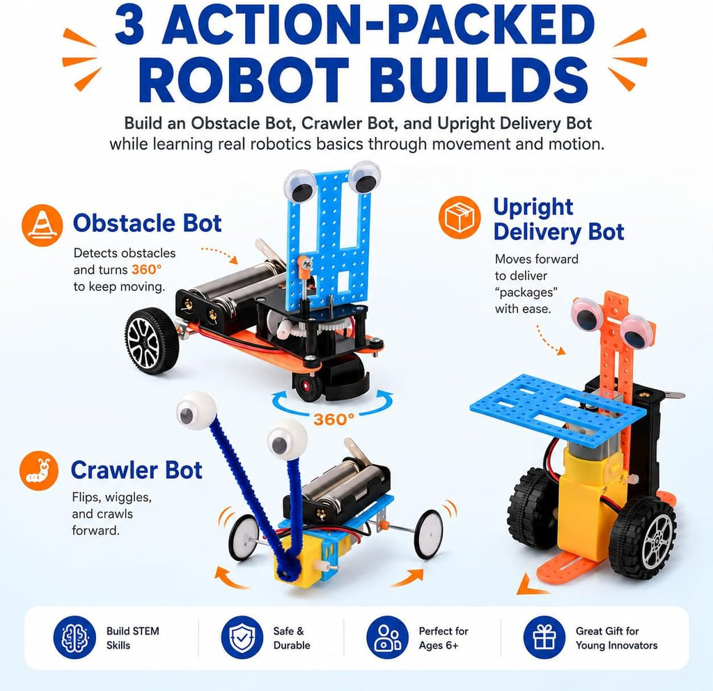 Young Inventor Robot Lab – 5 STEM Robots