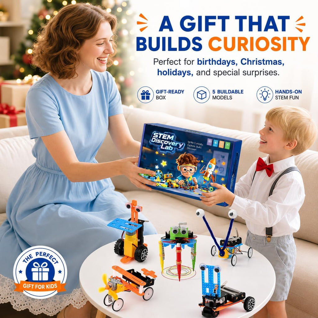 Young Inventor Robot Lab – 5 STEM Robots