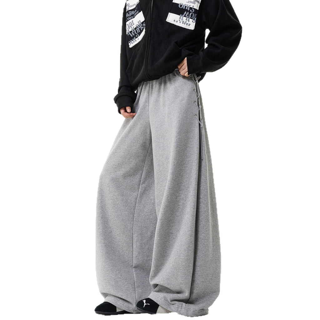 Plus Size Unisex Wide-Leg Jogger Pants