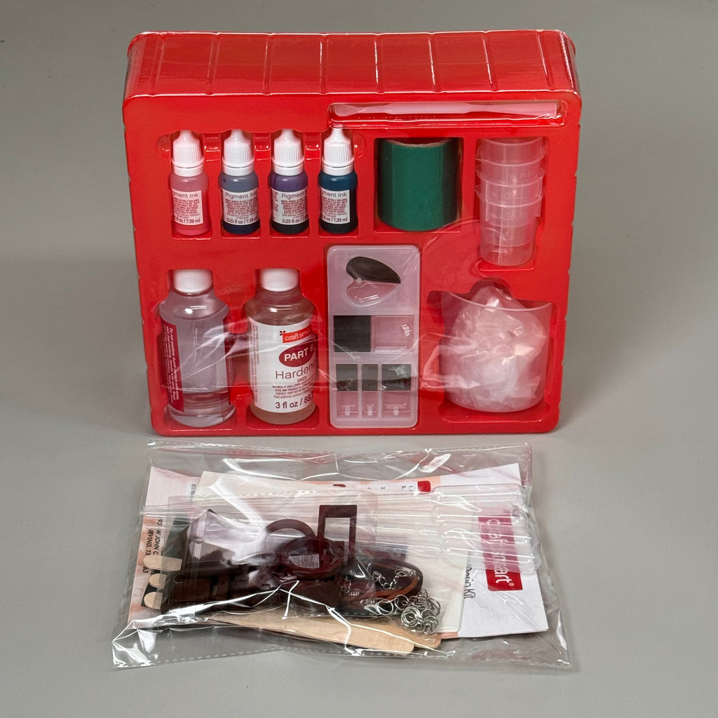Craft Smart Wood and Resin Jewelry Kit, 82 Pieces