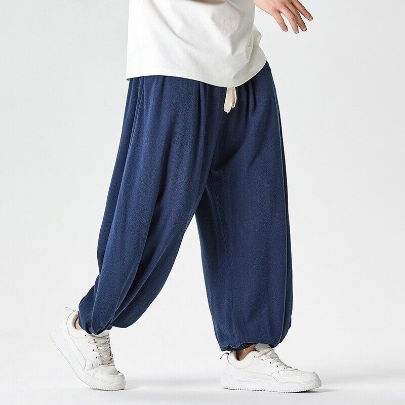Men's Plus Size Lantern Harem Pants