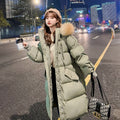 Women's Plus Size Mid-Length Winter Puffer Coat