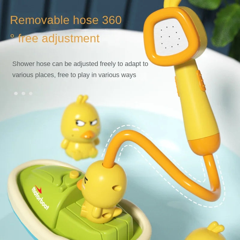 Electric Duck Water-Spray Bath Toy
