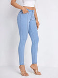 Light-Wash Skinny Jeans