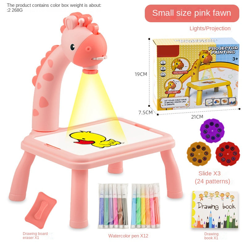 Deer-Shaped Drawing Projector with Sound & Lights