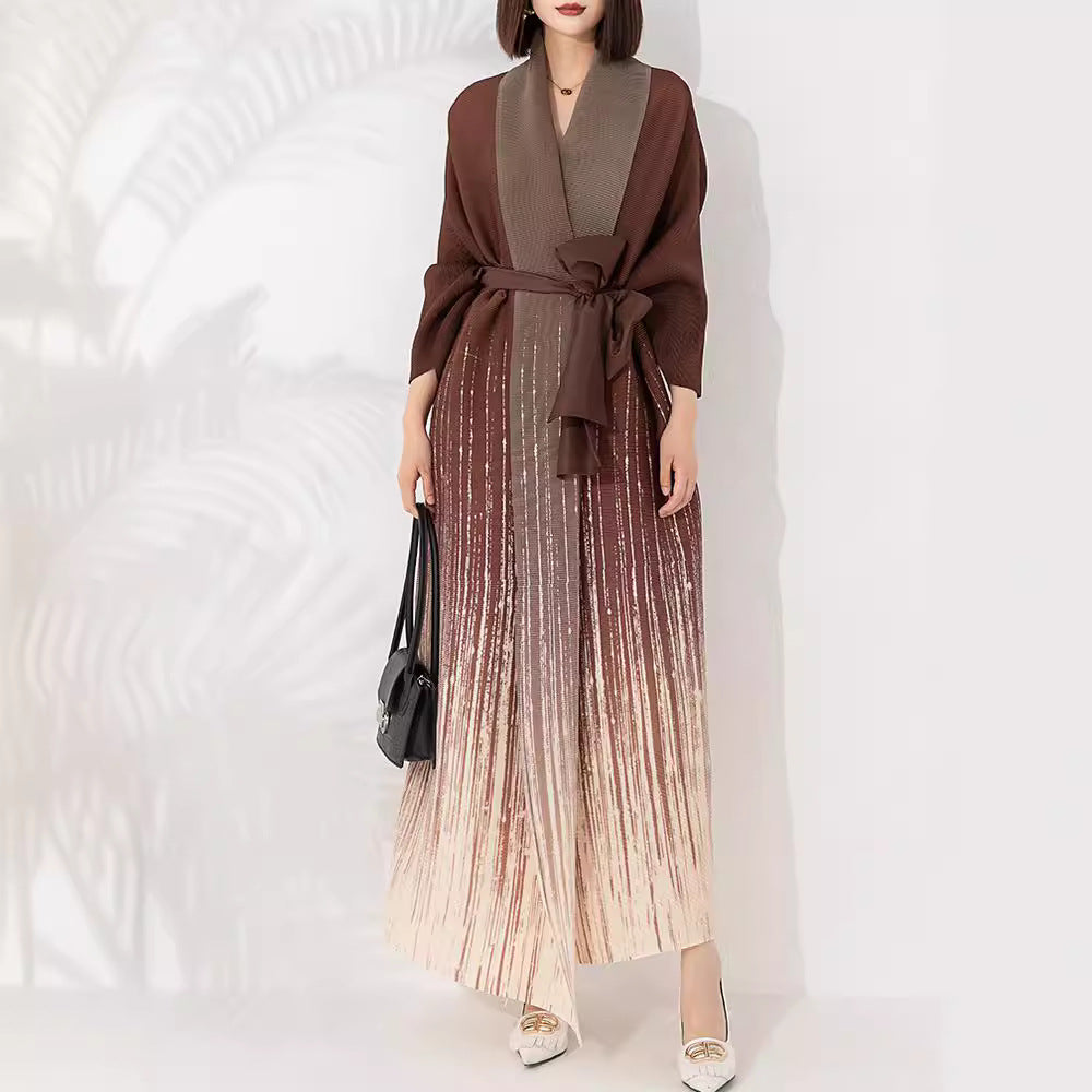 Women's Plus Size Gradient Print Jacket