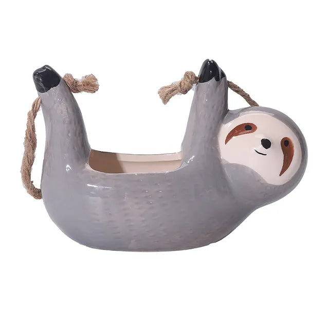 Ceramic Hanging Animal Planter Pot