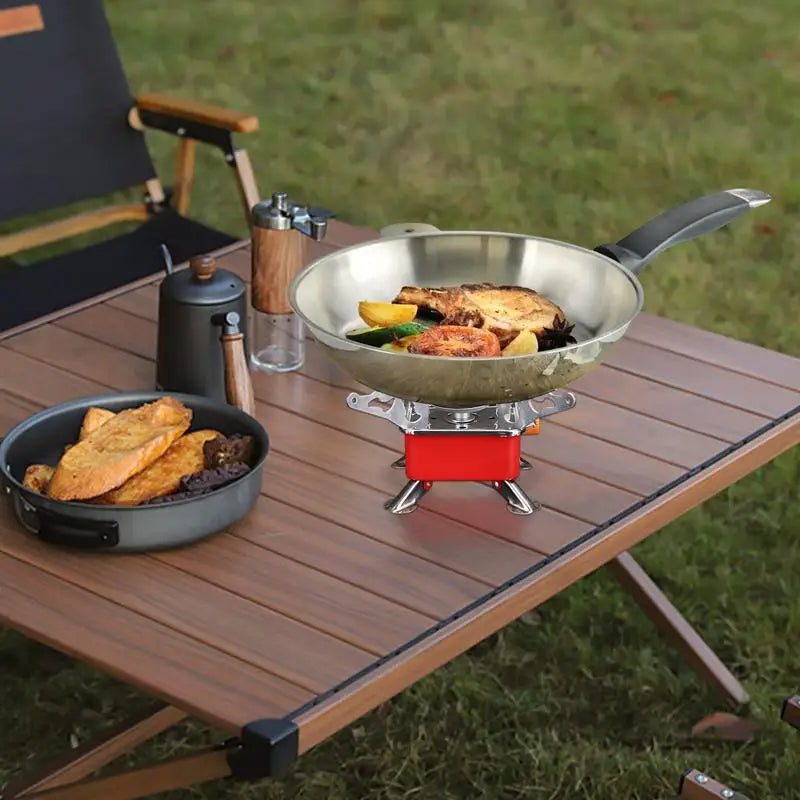 Foldable Windproof Backpacking Gas Stove