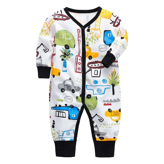 Baby Long-Sleeve Zip-Up Footed Sleeper