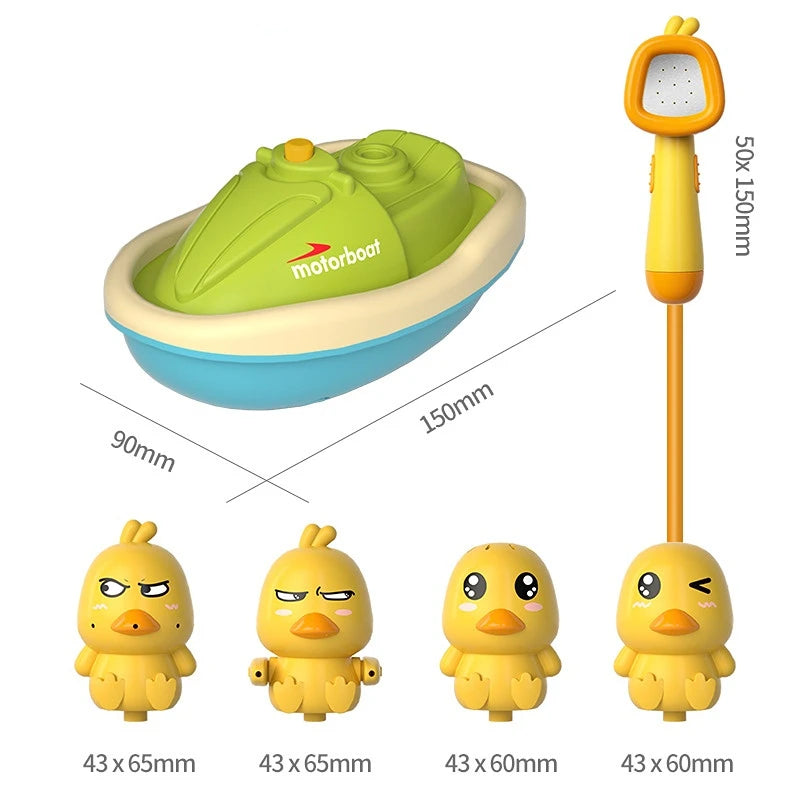 Electric Duck Water-Spray Bath Toy