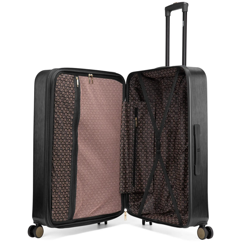 BADGLEY MISCHKA Diamond 3-Piece Expandable Spinner Luggage Set