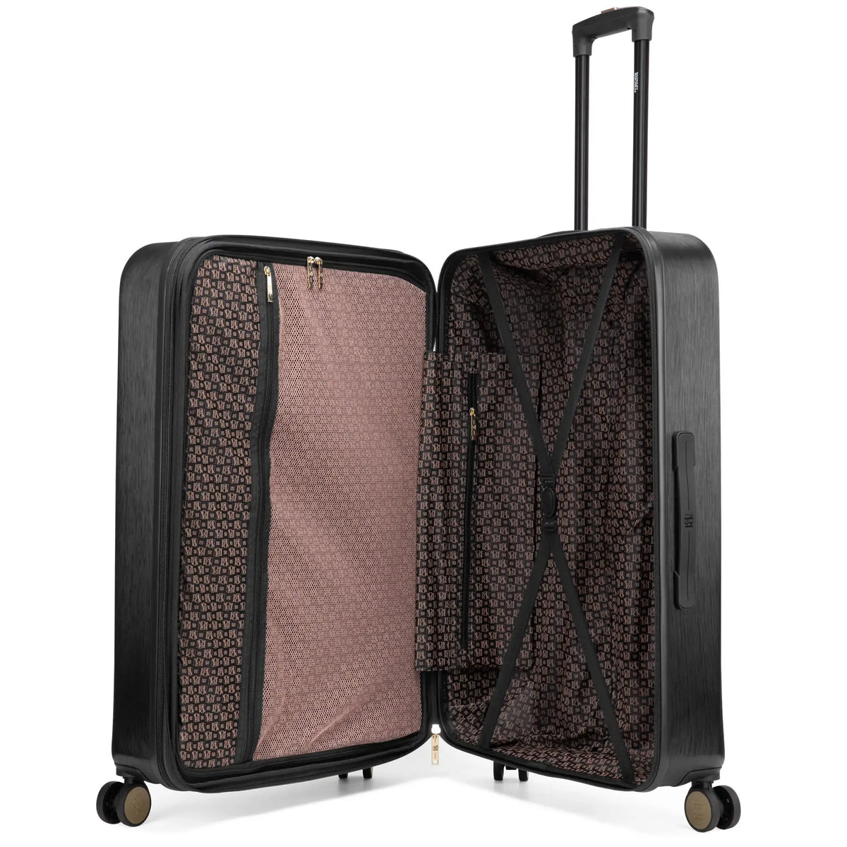 BADGLEY MISCHKA Diamond 3-Piece Expandable Spinner Luggage Set