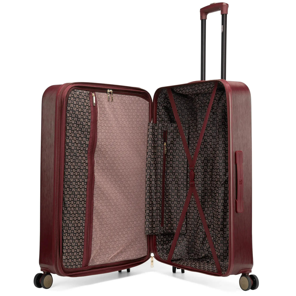 BADGLEY MISCHKA Diamond 3-Piece Expandable Spinner Luggage Set