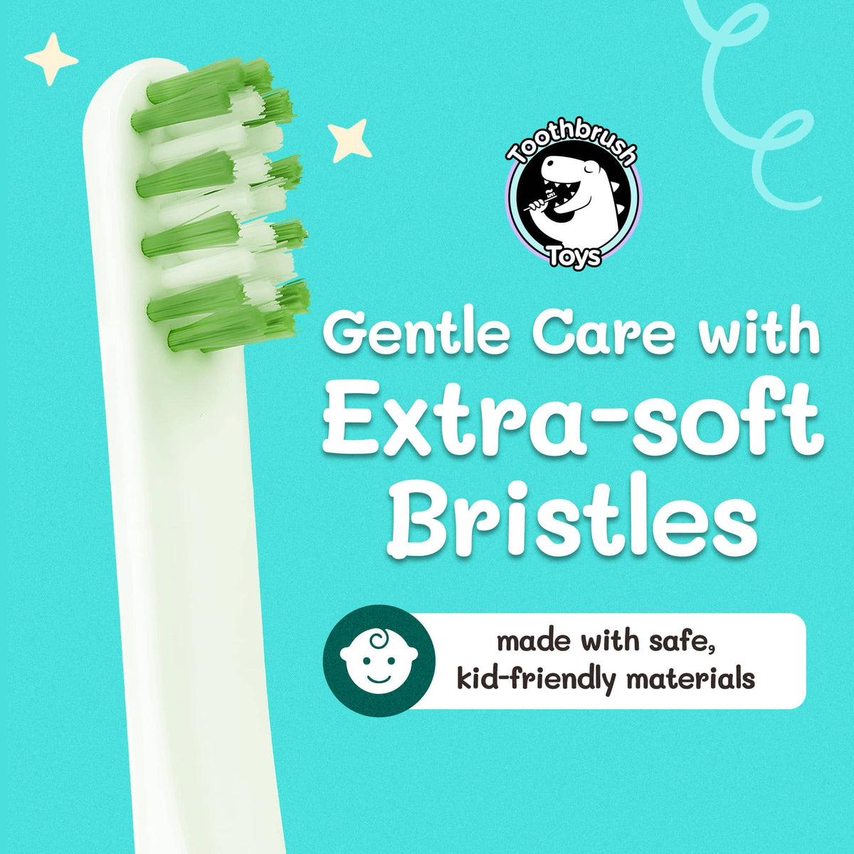 Brushy the Brushasaurus Kids’ Dinosaur Toothbrush