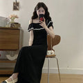 Women's Plus Size Ruffle Off-the-Shoulder Dress