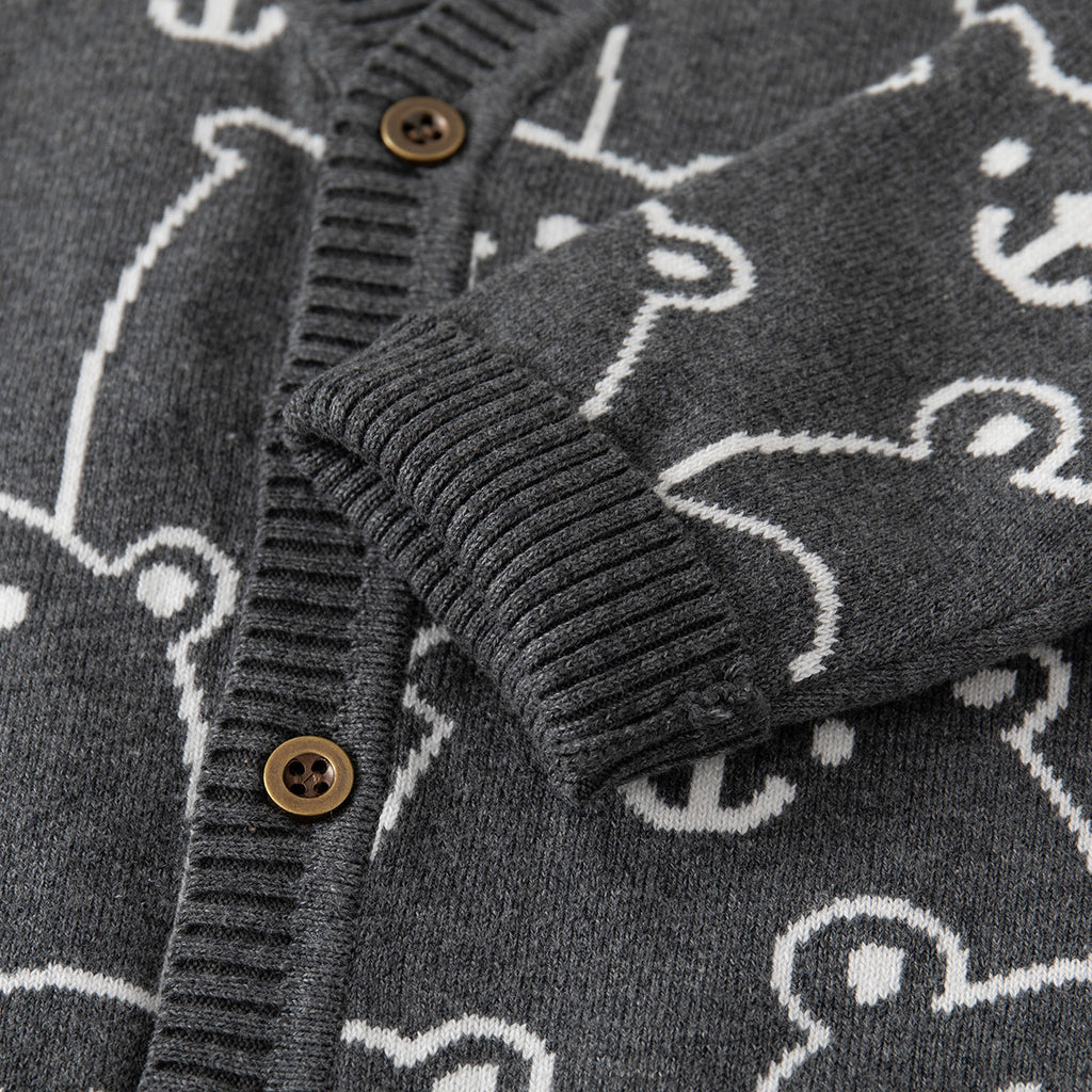 Kids’ Single-Breasted Wool Sweater