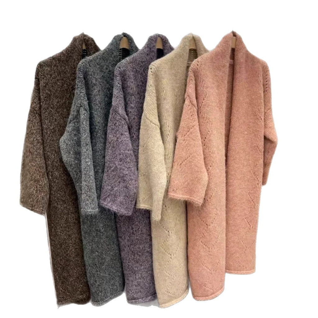 Longline Open-Front Sweater