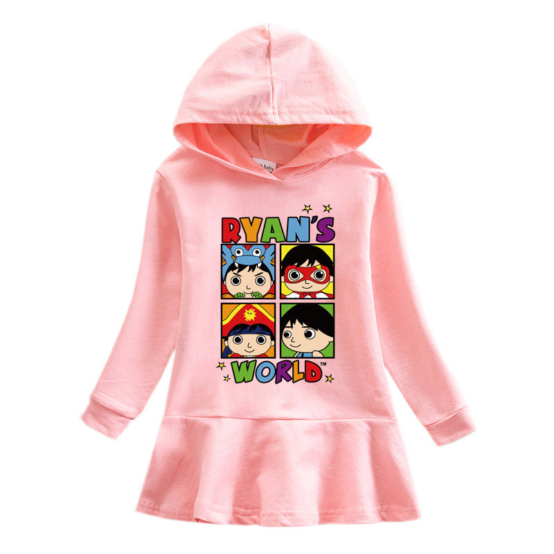 Girls’ Ryan Toys Review Hooded Dress
