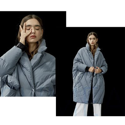Women's Plus Size Oversized Long Down Coat