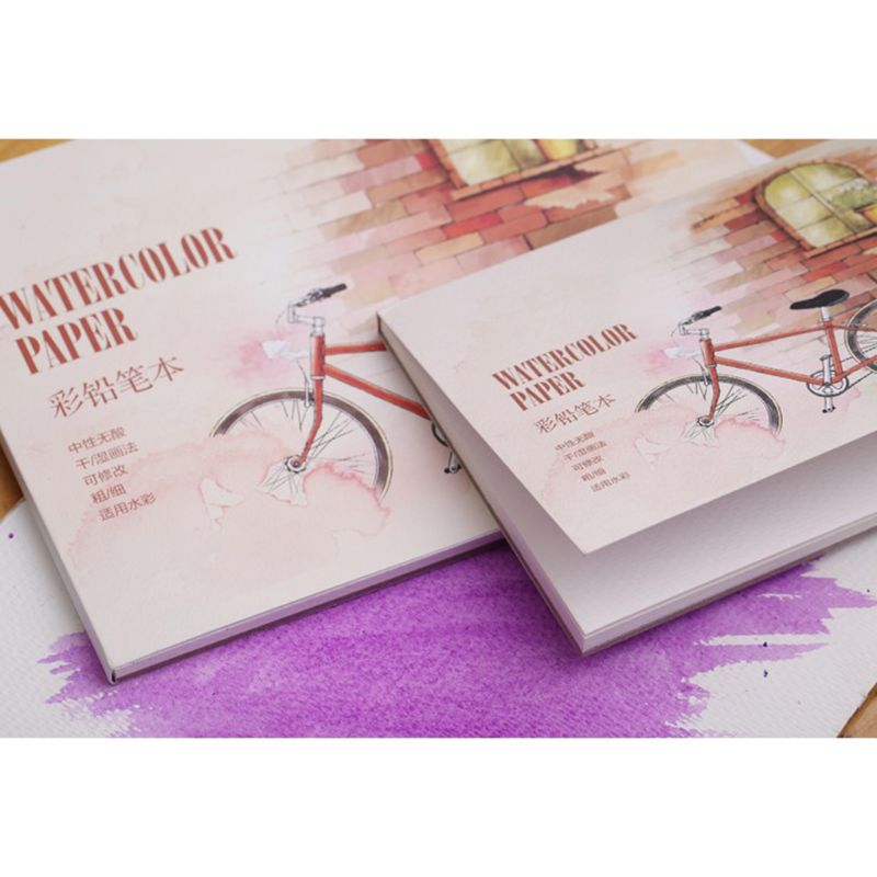 Watercolor Sketchbook, 12 Sheets — A5/A6